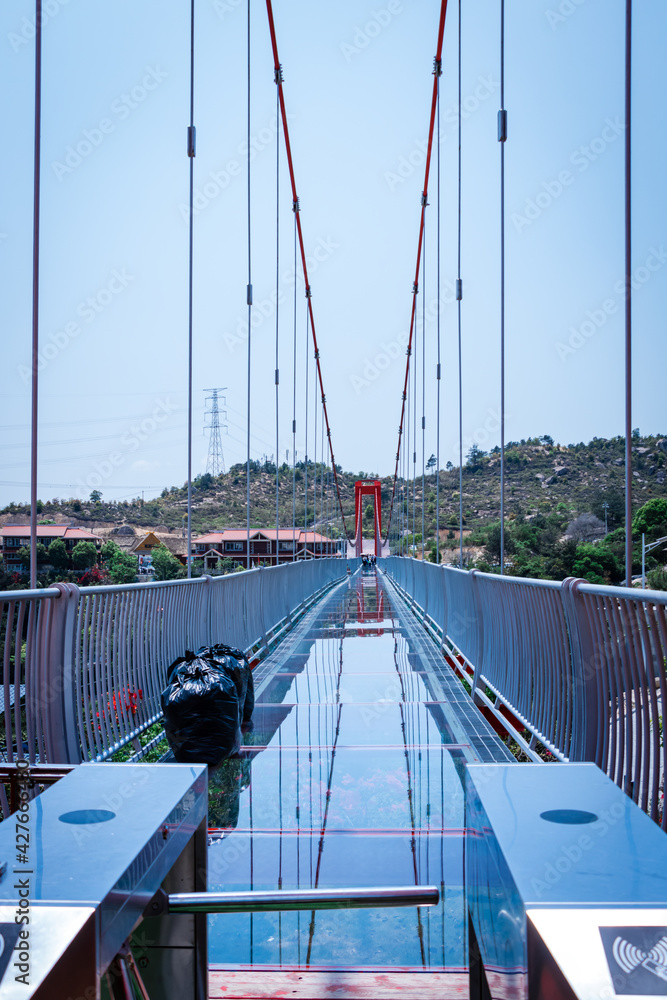 Obraz premium Recreation facilities in the valley.