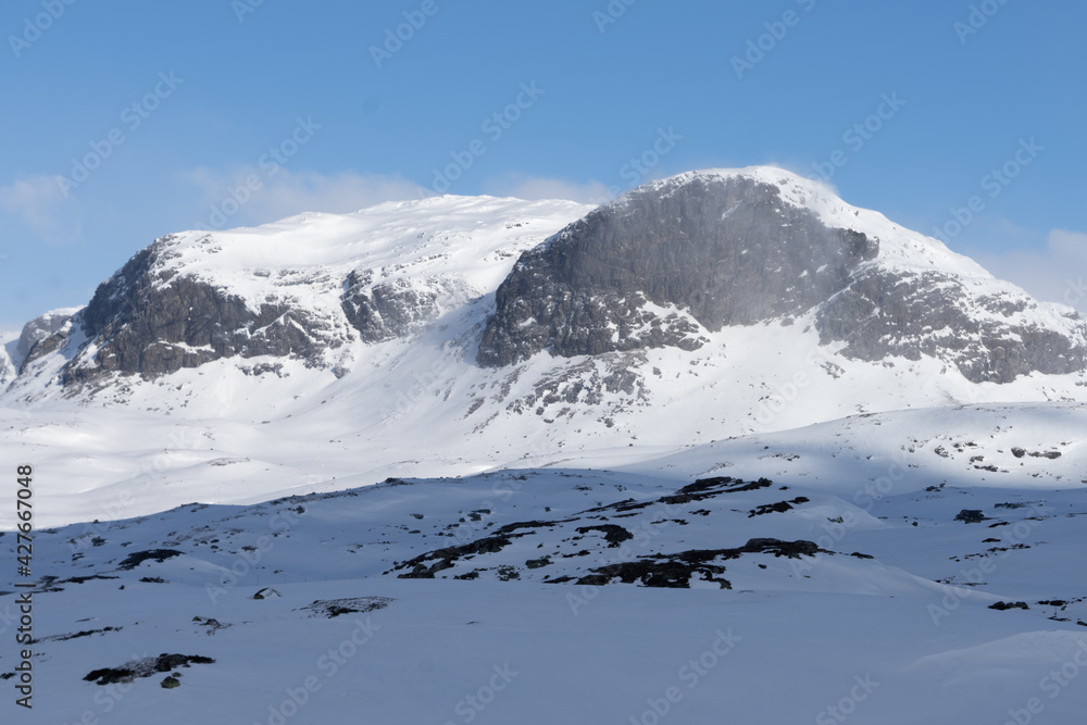 Haukelifjell, high mountains in the southern part of Hardangervidda National Park between Vinje and Røldal in southern Norway, Scandinavia Haukelifjell, high mountains in the southern part of Hardangervidda National Park between Vinje and Røldal in southern Norway, Scandinavia