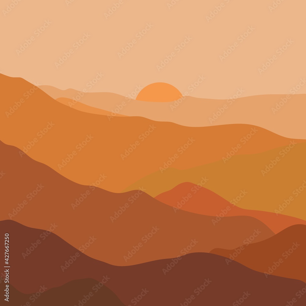 Abstract Contemporary mid century modern landscape boho poster cover template. Minimal and natural compositions for art print, postcard, cover, wallpaper, wall art. Abstract Contemporary mid century modern landscape boho poster cover template. Minimal and natural compositions for art print, postcard, cover, wallpaper, wall art.