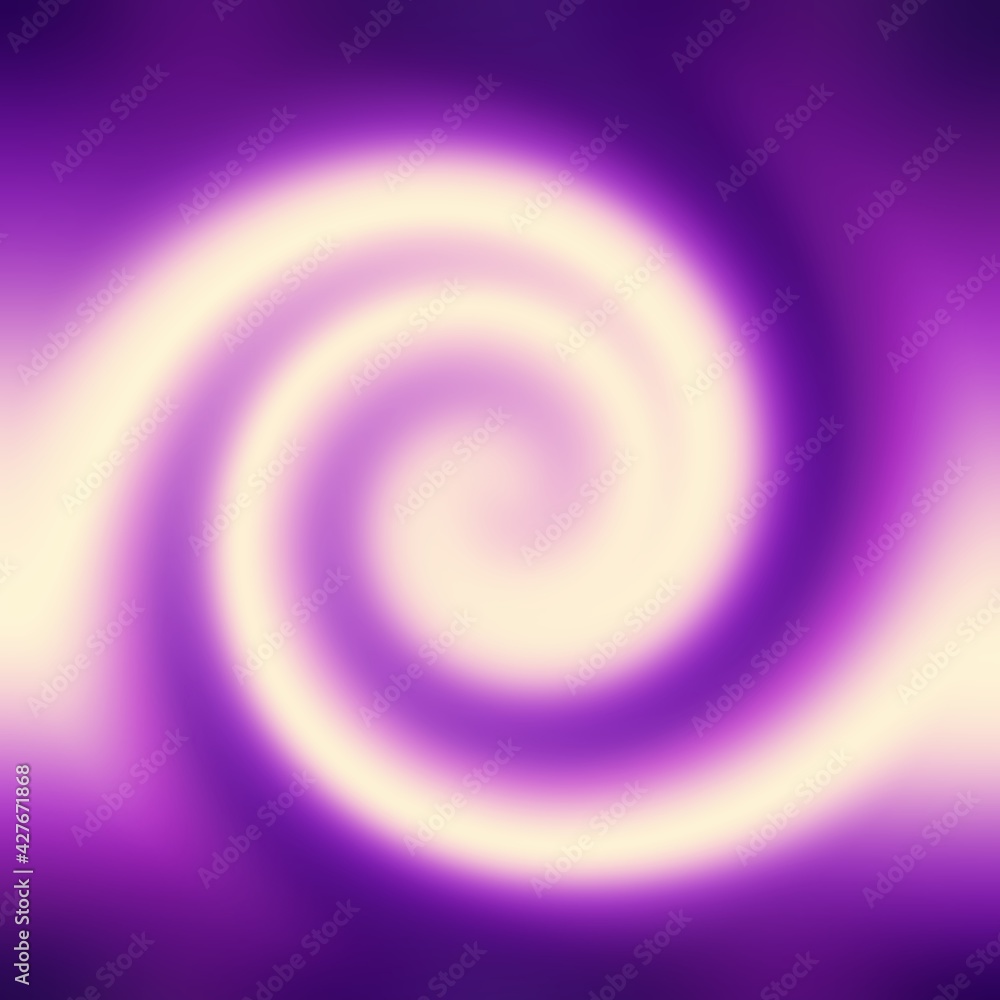 Naklejka premium Violet white swirl blurred pattern. Abstract background for blueberry yogurt or plum ice cream template.