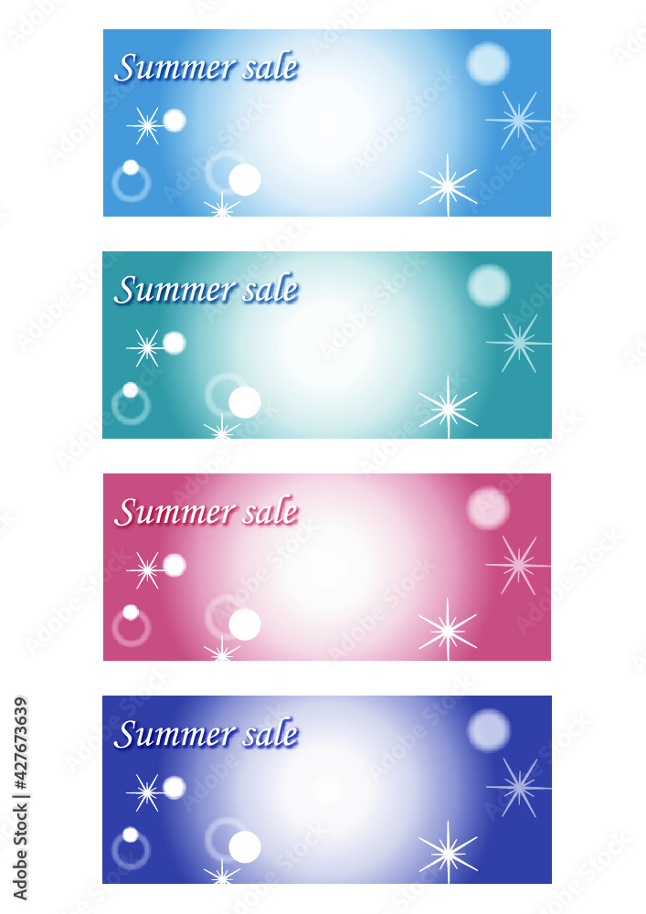 summer sale banners
