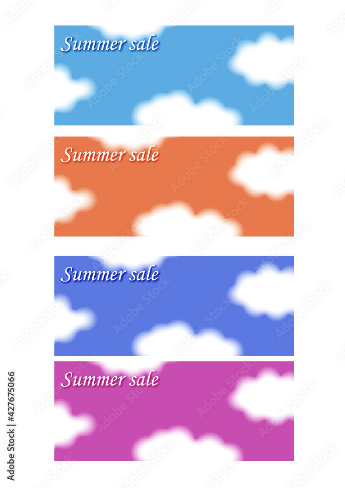 summer sale banners
