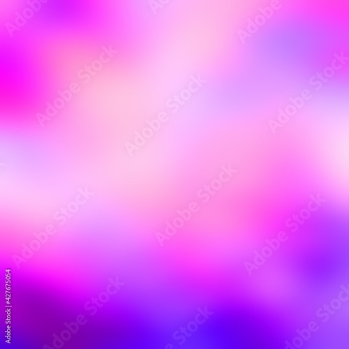 Fantastic clouds sky pink lilac vivid blurred background. Impressive abstract formless soft texture.