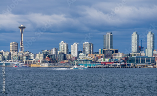 Water Taxi And Skyline 2 © George Cole