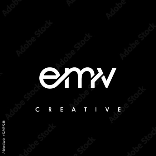 EMV Letter Initial Logo Design Template Vector Illustration