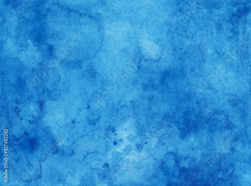 Watercolor Paper - Blue color - Sea