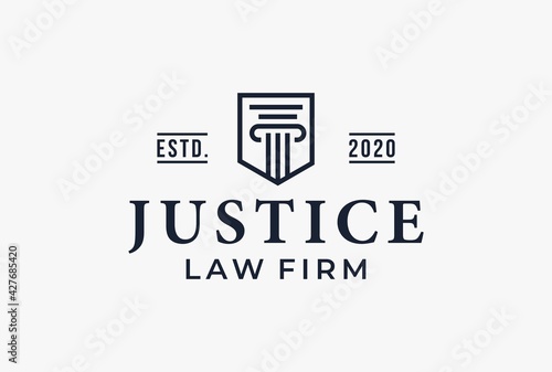 justice logo design.