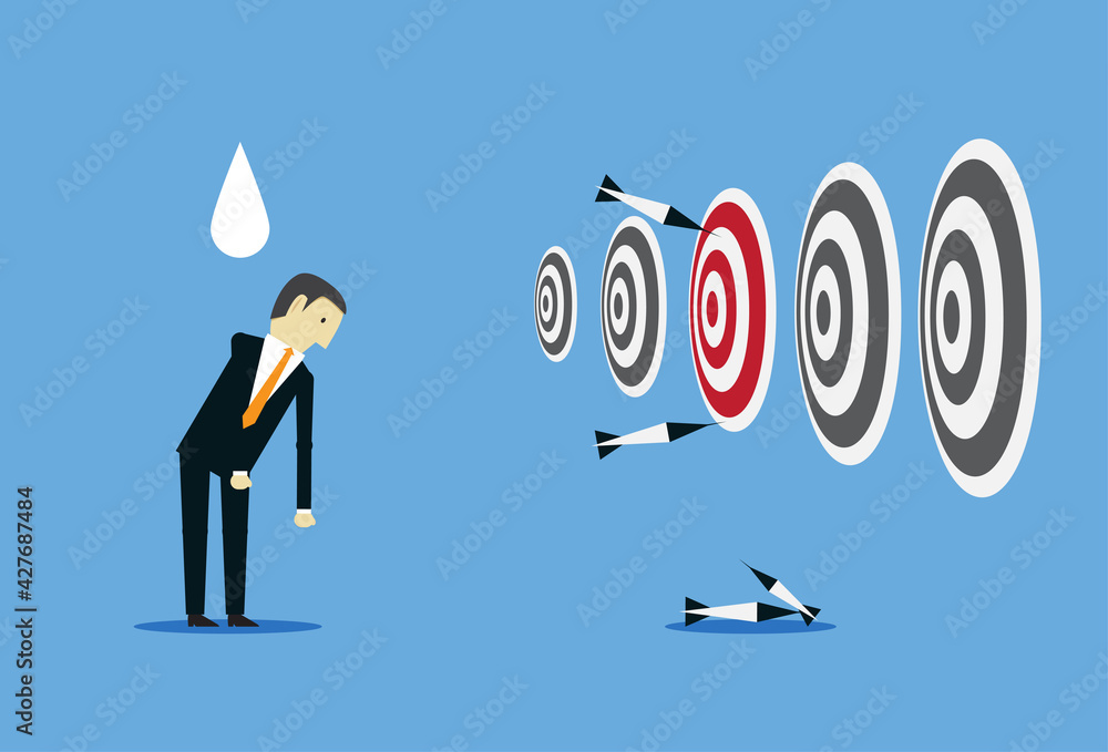 Business people are disappointed when they miss their goals Business people are disappointed when they miss their goals