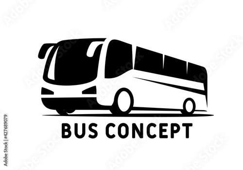 Jet Bus logo designs. Transport passenger travel 
