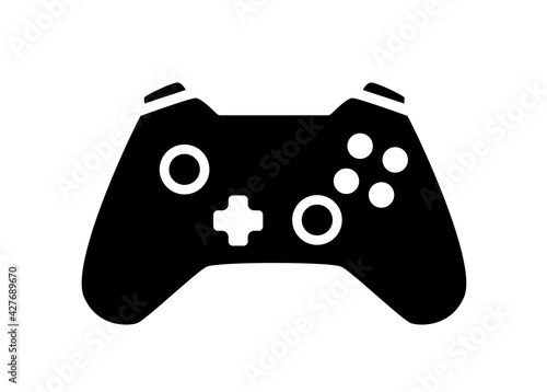 Joystick icon. Game console symbol.