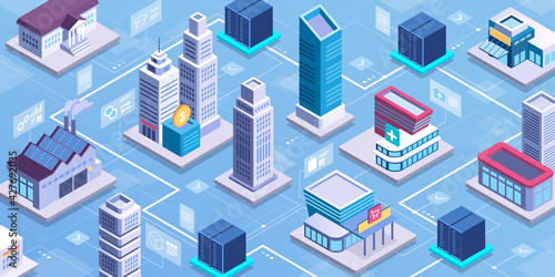 Smart city network and online services