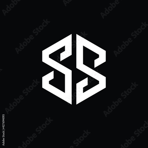 ss letter logo design  photo