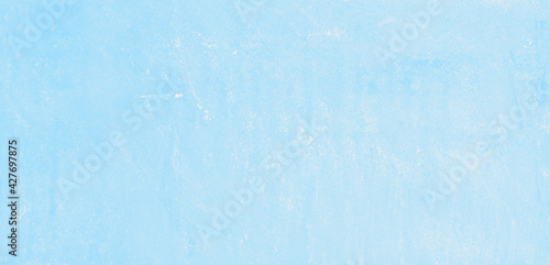 Cloudy Blue speckled hand-painted illustration texture design of old distressed vintage grunge concrete with white stains. damaged textured abstract washed cement backdrop as web banner background.
