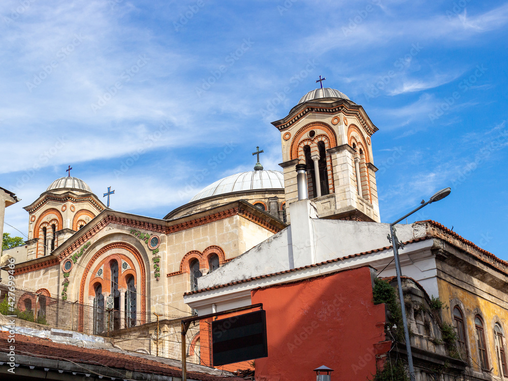 Aya Kiryaki Greek Orthodox Church in Fatih district from European side of Istanbul, Turkey.