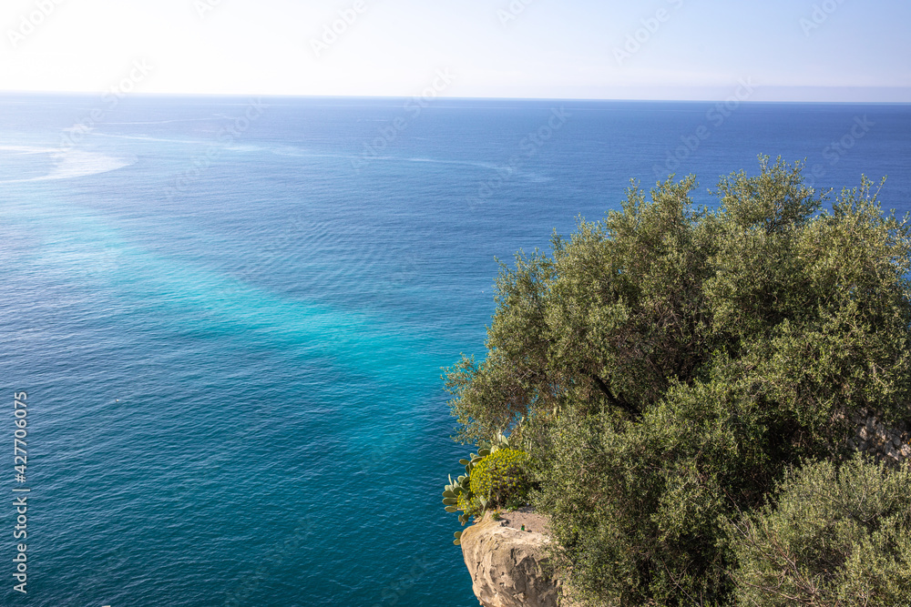 emerald color sea mediterranean and a beach in Nice, south France Europe. blue interior idea. emerald color sea mediterranean and a beach in Nice, south France Europe. blue interior idea.