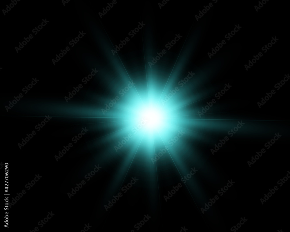 Abstract image of a lighting flash. Shine