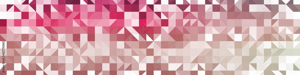 Abstract color Low-Polygones Generative Art background illustration