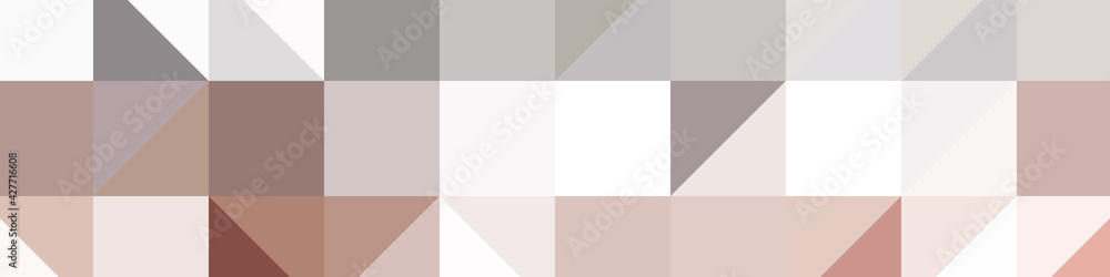 Fototapeta premium Abstract color Low-Polygones Generative Art background illustration