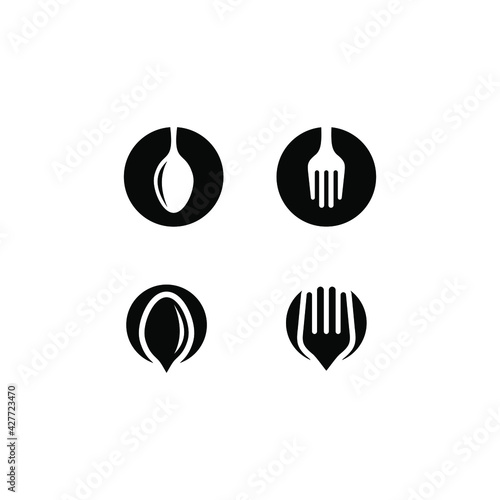 tablespoon logo design vector