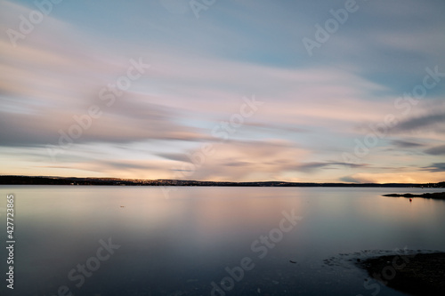 Long exposure photo. Shot at Fornebu  Norway. 