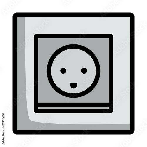 Austria Electrical Socket Icon