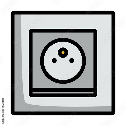 France Electrical Socket Icon