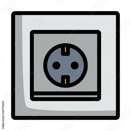 Europe Electrical Socket Icon