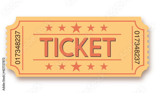 Admit one retro ticket