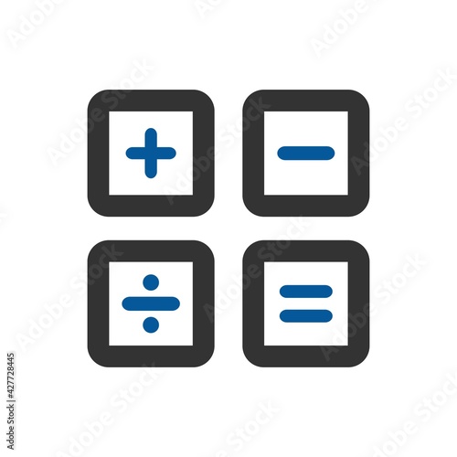 Math calculation icon