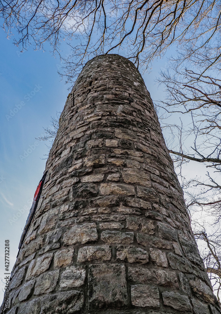 The old tower Senator-Meyer-Denkmal in Germany.