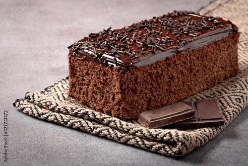 piece of chocolate cake