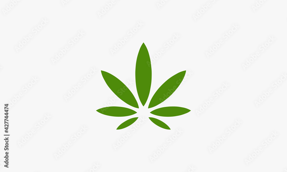 marijuana vector illustration on white background. creative icon.