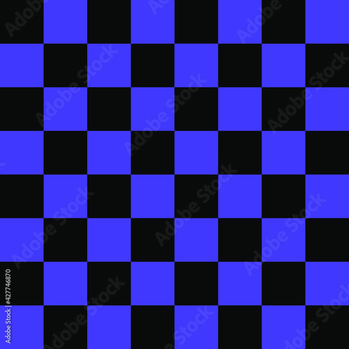 blue and white chess board