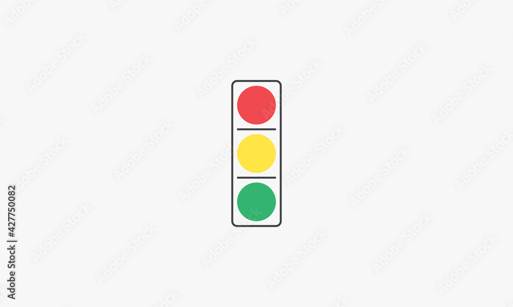 traffic lights icon logo vector. graphic design illustration. traffic lights icon logo vector. graphic design illustration.