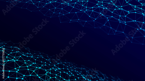 Technological background . Network connection structure. Digital data communication. 3D