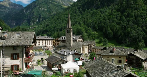 Alagna Valsesia, Piedmont, Italy. 4K DCI Pan