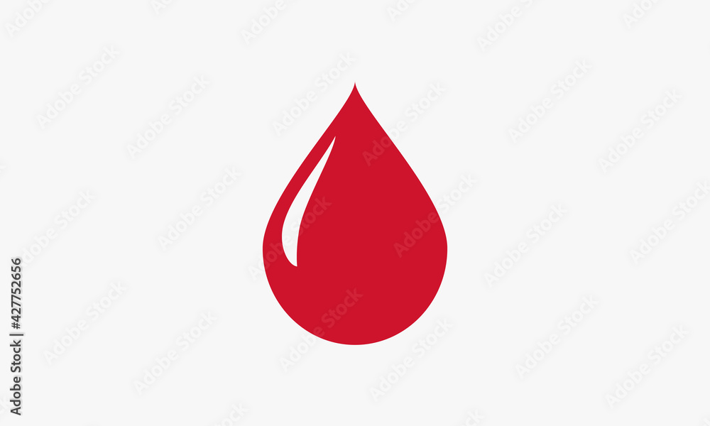 red blood droplets graphic logo design vector. red blood droplets graphic logo design vector.