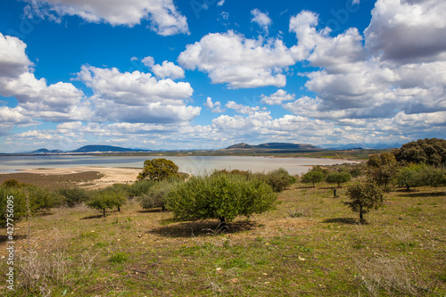 Panoramic view of the lagoon “Fuente De Piedra”. Picture taken 20.03.2021. © Ekaterina