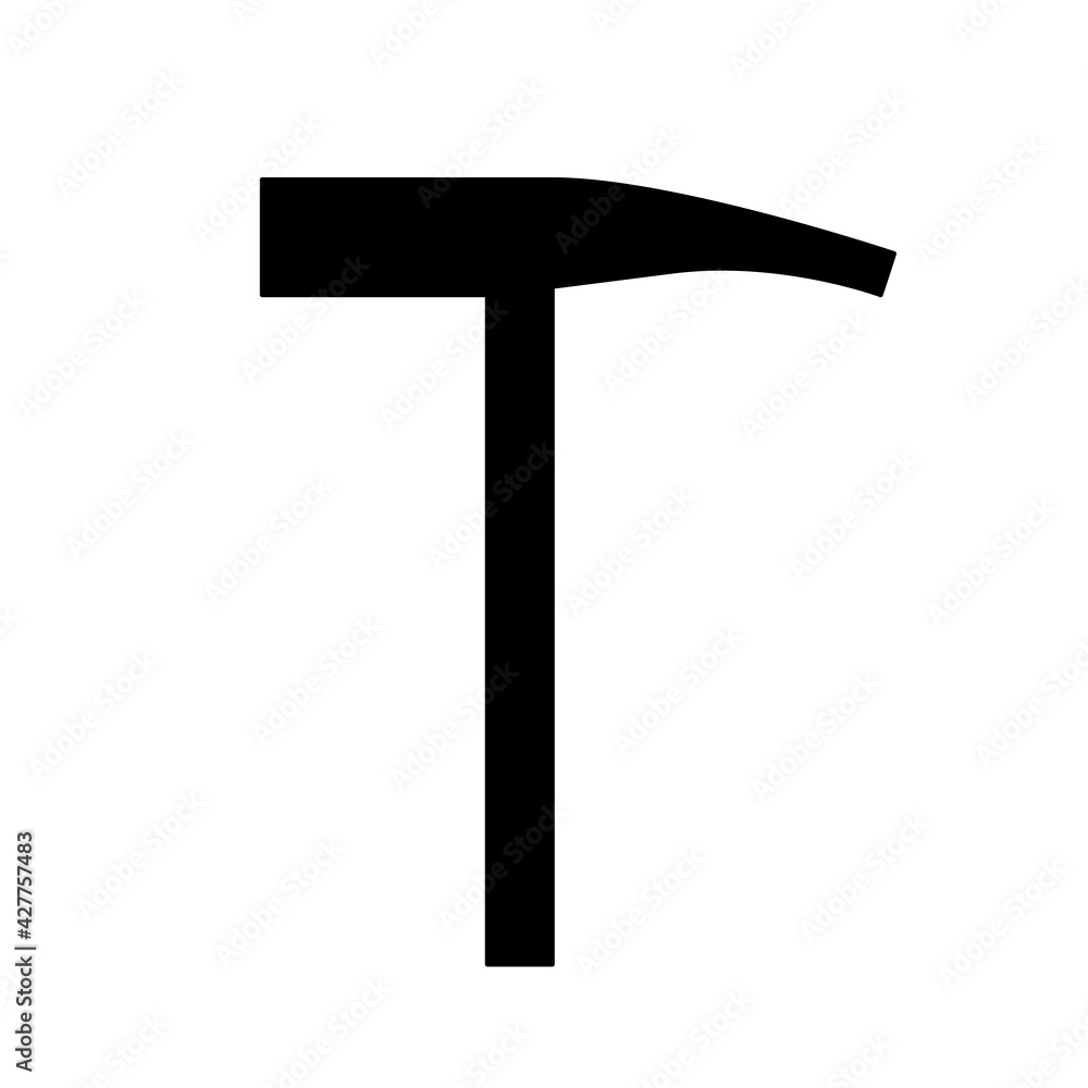 Pickaxe or Digger Icon. Vector Image. Pickaxe or Digger Icon. Vector Image.