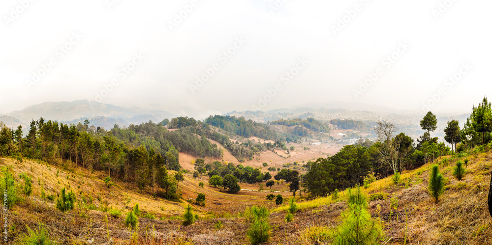 panorama of the mountains