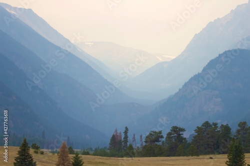Rocky Mountain National Park in Wildfire Haze