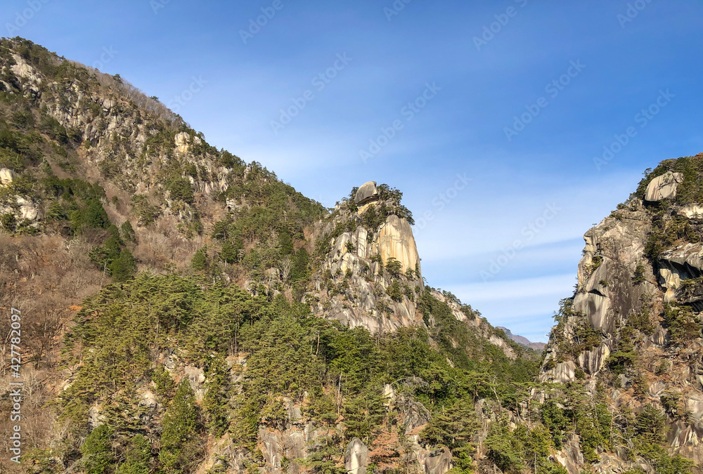 Naklejka premium 12月の昇仙峡02