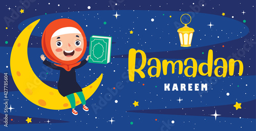 Hand Drawn Illustration For Ramadan Kareem And Islamic Culture