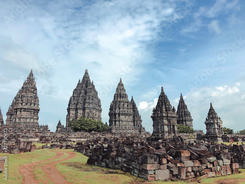 Shrine of Prambanan Hindu temple compound included in world heritage list. Yogyakarta, Central Java, Indonesia