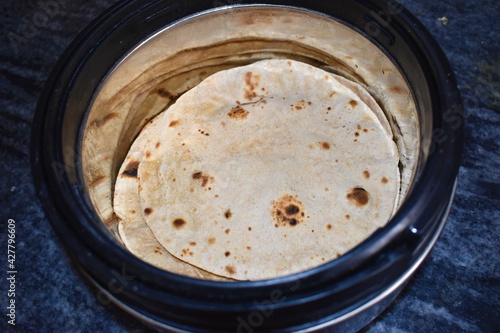 Indian Roti/chapati/fulka in a box