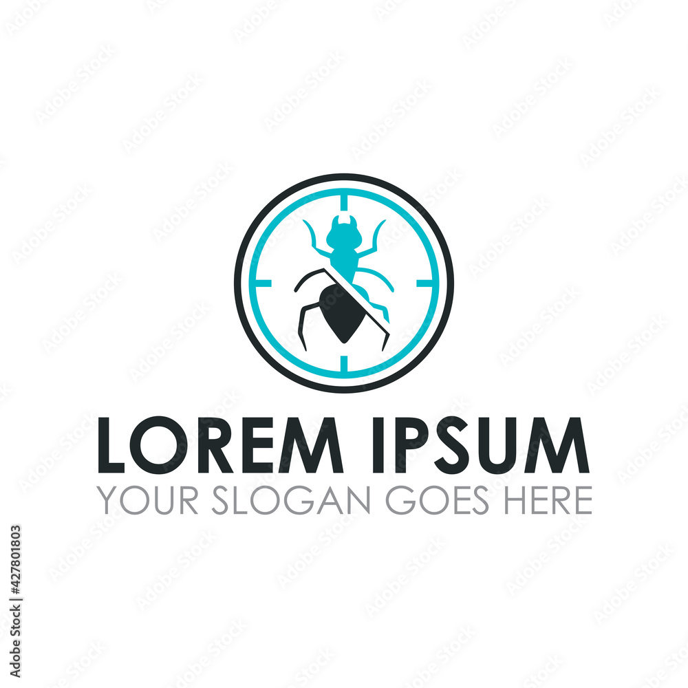 Obraz premium pest control vector , insecticide logo