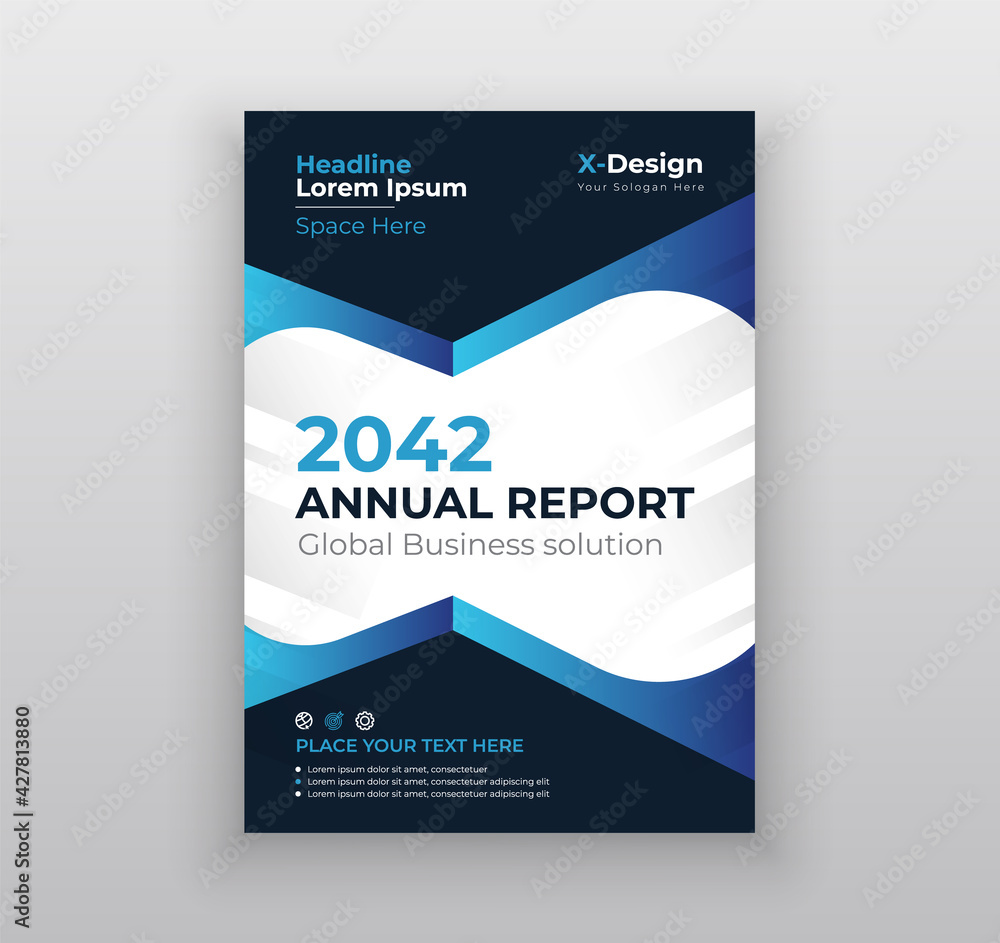 Annual report business flyer and brochure template design Annual report business flyer and brochure template design