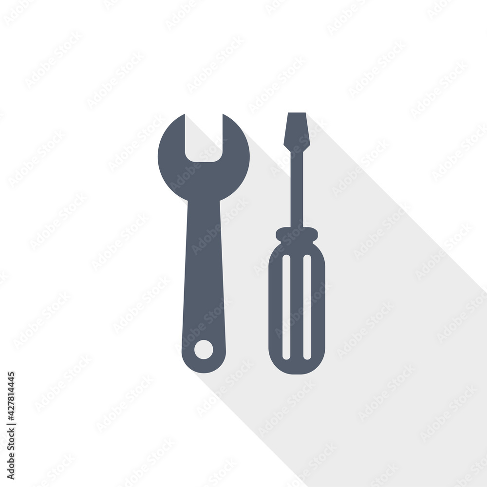 Tool vector icon, flat design illustration in eps 10 Tool vector icon, flat design illustration in eps 10
