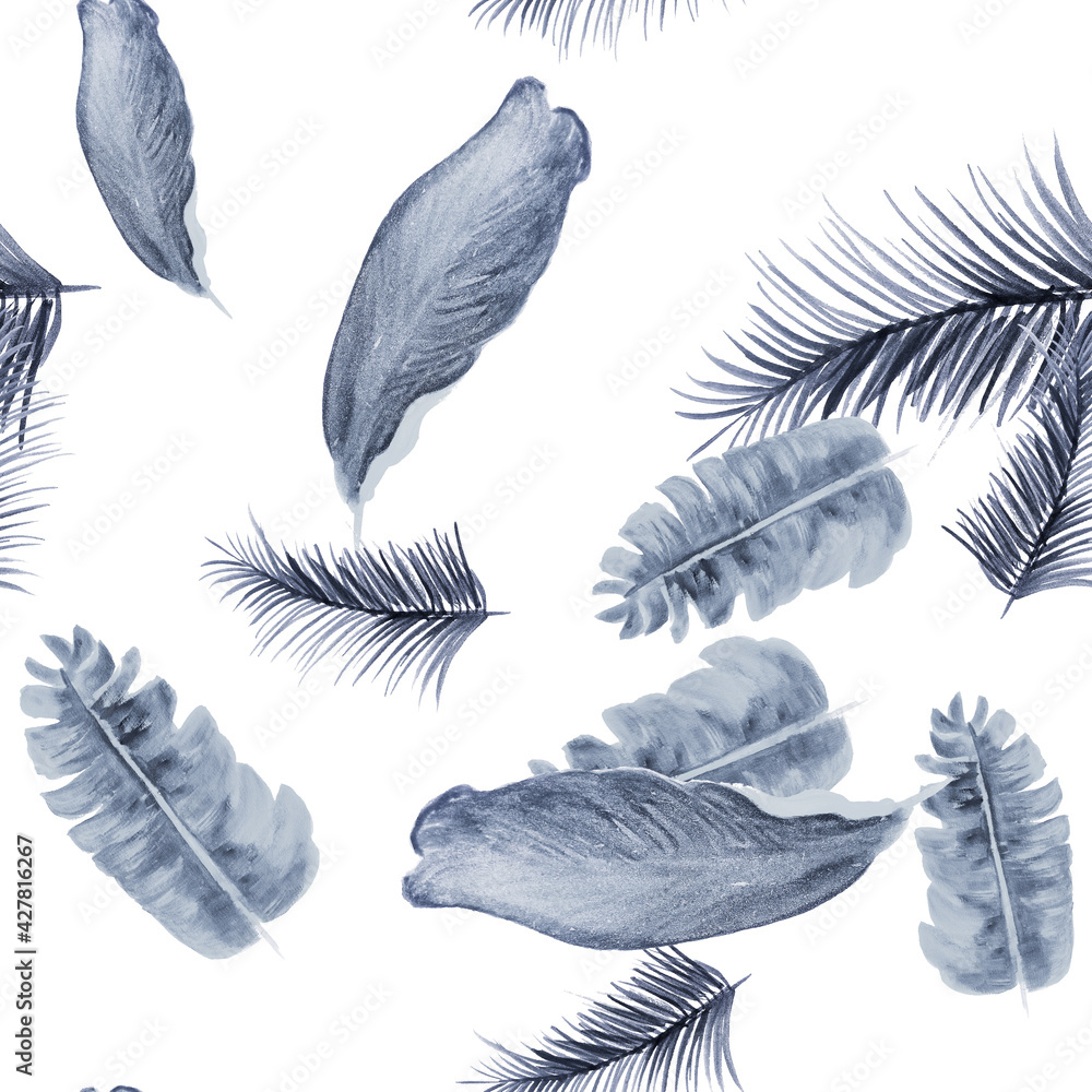 Cobalt Tropical Texture. White Seamless Texture. Blue Pattern Painting. Indigo Banana Leaves. Navy Wallpaper Exotic. Azure Flora Botanical. Gray Decoration Art. Cobalt Tropical Texture. White Seamless Texture. Blue Pattern Painting. Indigo Banana Leaves. Navy Wallpaper Exotic. Azure Flora Botanical. Gray Decoration Art.