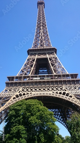 The Eiffel tower the symbol of Paris.